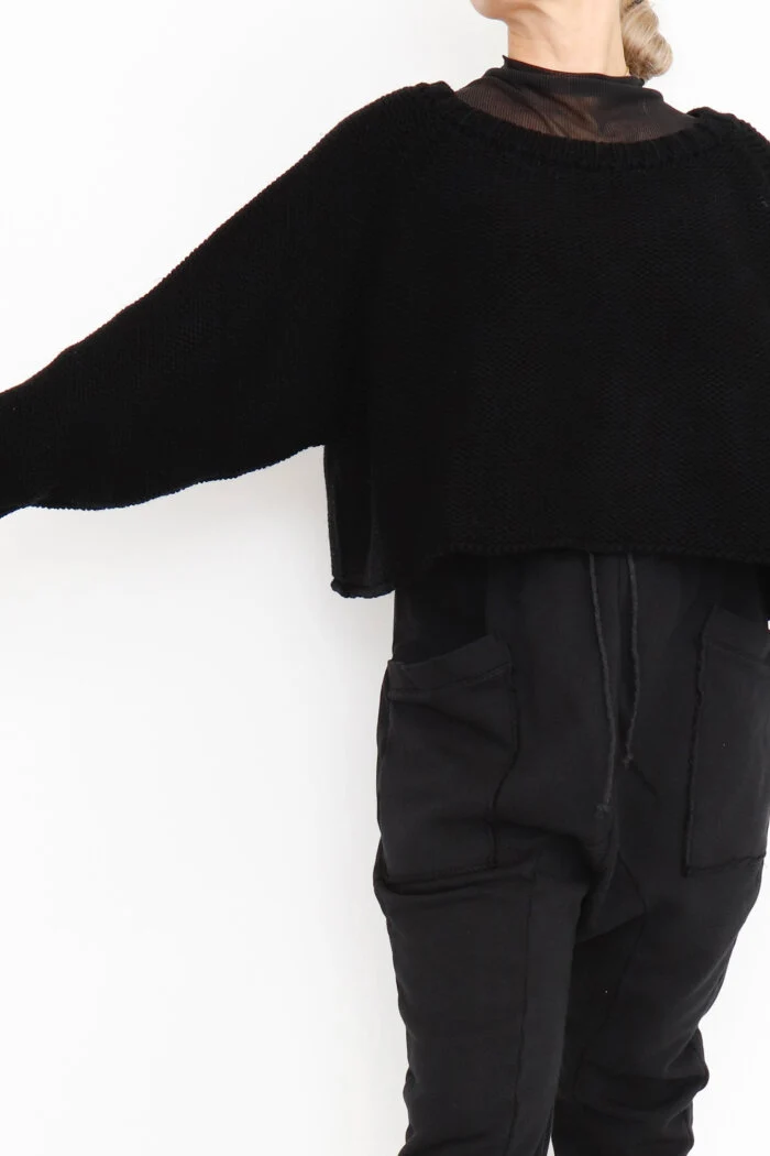 Sort Aarhus Strickpulli