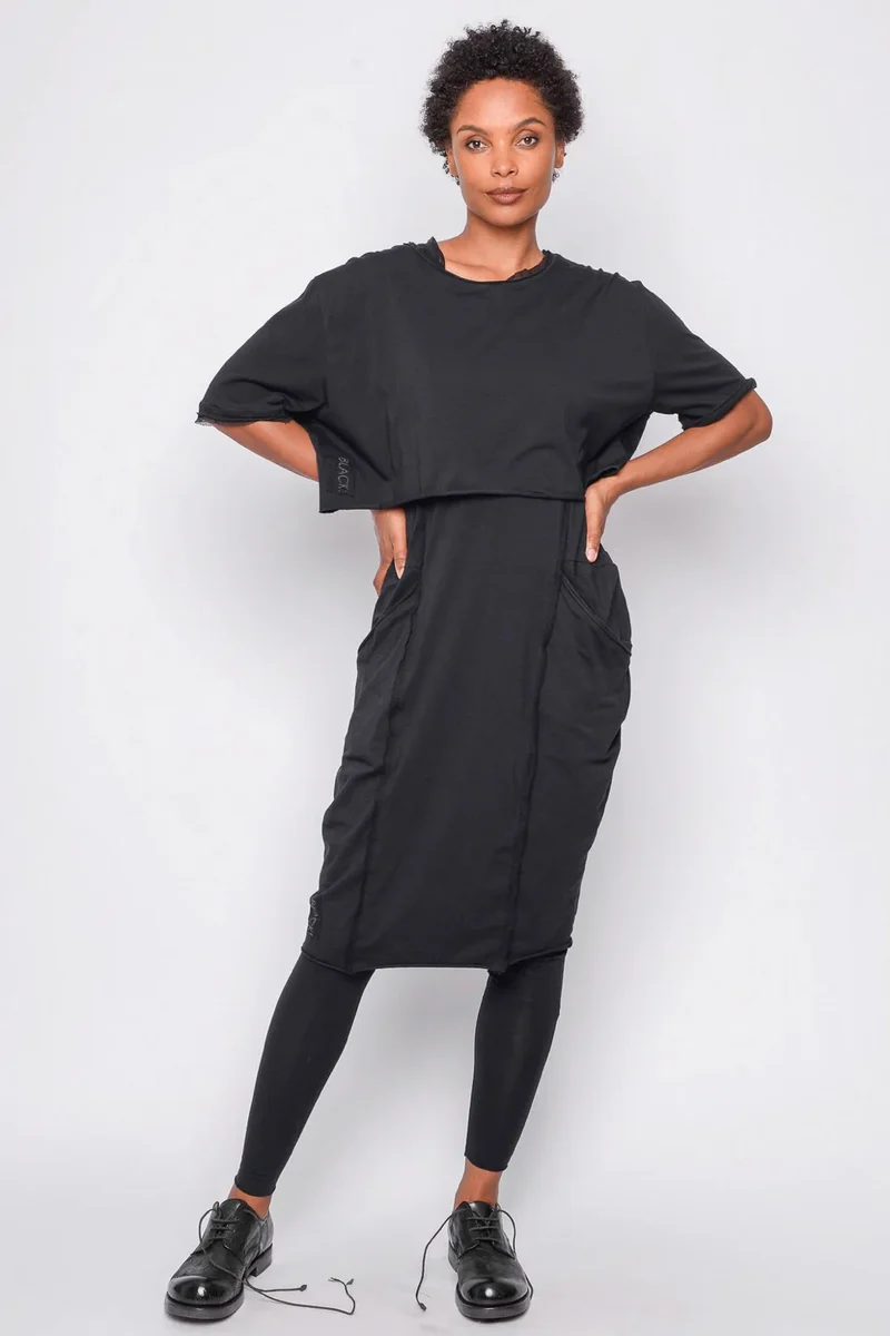 Black by K&M Tulpenkleid you are as wild as Friday Night