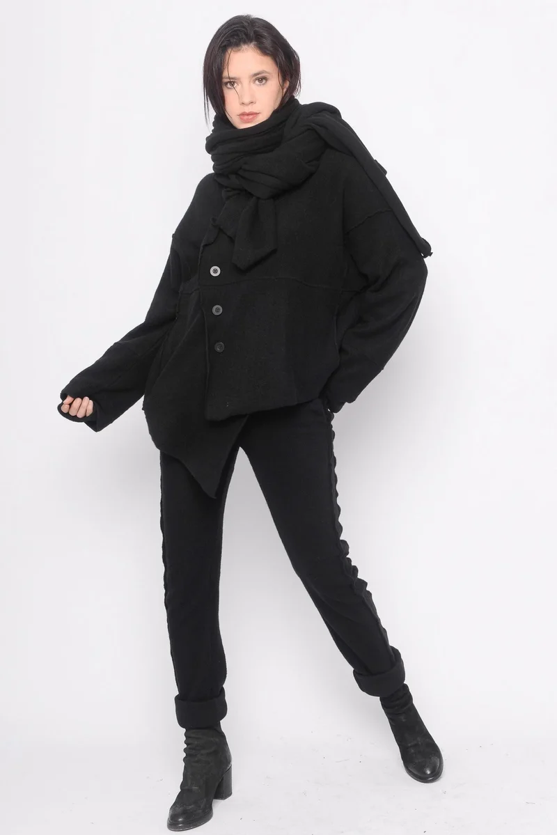 Black by K&M Wolljacke